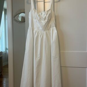Astr White Sleeveless Top